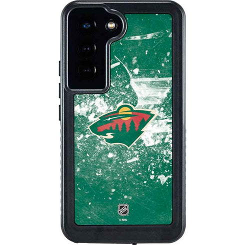 NHL Minnesota Wild Frozen Galaxy S24 Waterproof Case